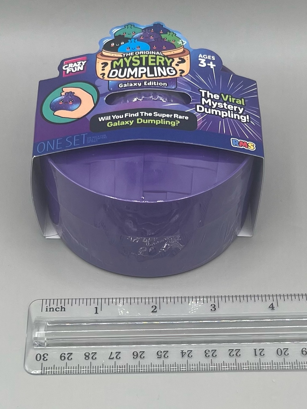 RMS Mystery Dumpling Galaxy Edition - Purple 4” Bun Squishy Crazy Fun VIRAL Toy💜 - Picture 6 of 6